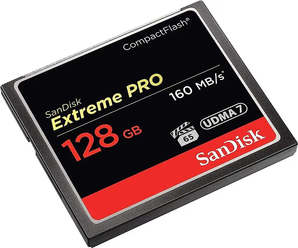 Atminties kortelė. Sandisk Extreme Pro 128 GB. Compact Flash (CF)