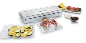 "FoodSaver VS0100X" vakuuminė sandarinimo mašina "Silver", balta