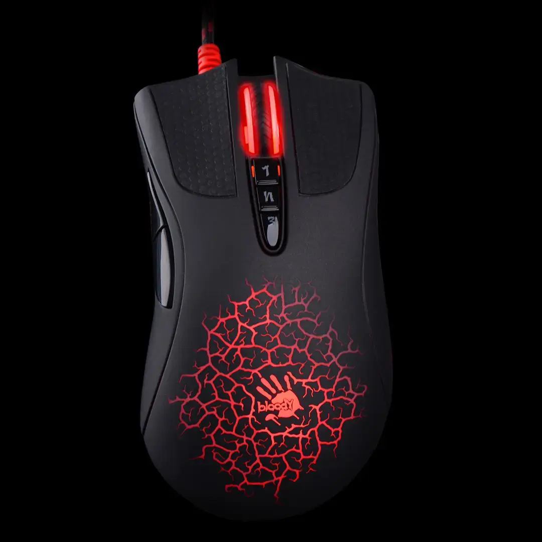 A4Tech Bloody Blazing A90 A4TMYS47224 pelė USB Type-A Optinė 6200 DPI Aktyvuota CORE3, CORE4