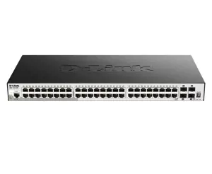 D-LINK 52 prievadų išmanusis valdomas gigabitinio kamino komutatorius 4x 10G dlink green 3.0 48x 10…