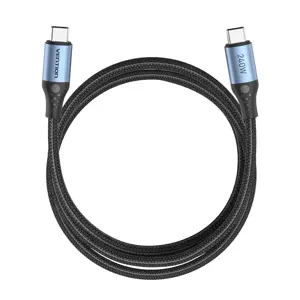 Vention USB 2.0 5A 240W 1.5m BLACK USB-C to C cable