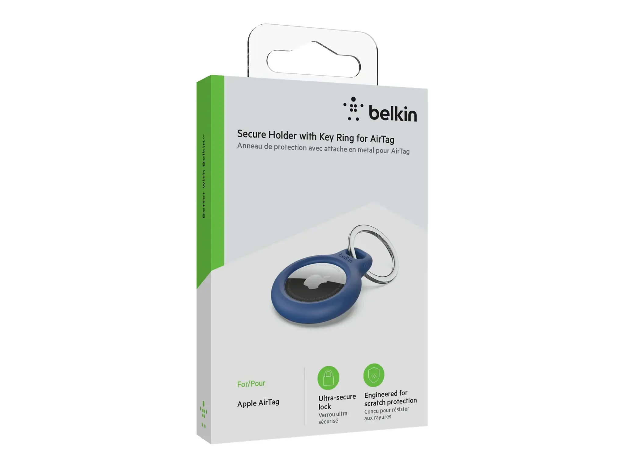 Belkin F8W973btBLU, Raktų ieškiklio dėklas, mėlynas, atsparus įbrėžimams, 1 vnt., AirTag