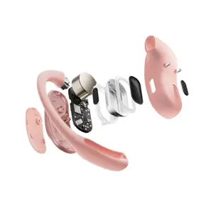 SHOKZ OpenFit Air, Wireless, Calls/Music/Sport/Everyday, 50 - 16000 Hz, Headset, Rose