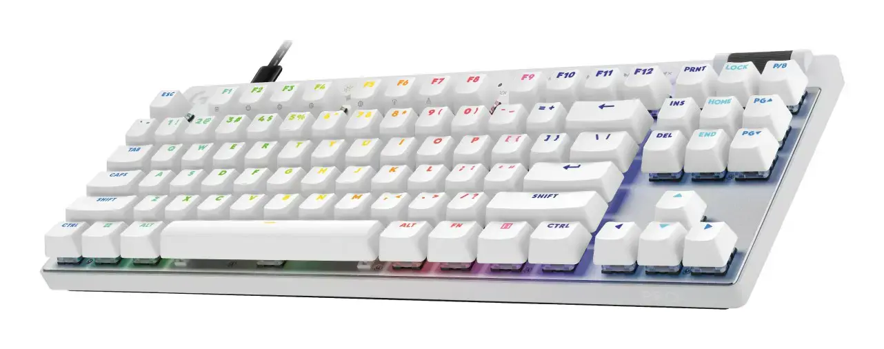 Logitech G PRO X TKL Rapid keyboard Gaming USB QWERTY US International White