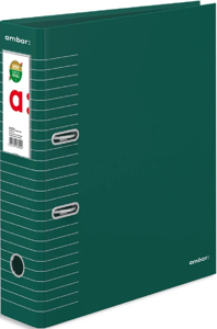 A4 Lever Arch File Ambar Strip Green