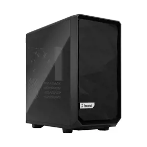 Fractal Design Meshify 2 Mini Black TG tamsus atspalvis, mATX, maitinimo šaltinis pridedamas Ne