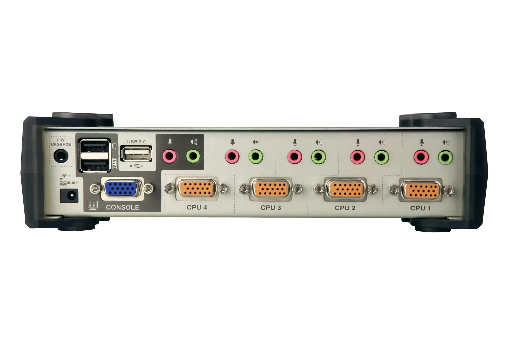 ATEN CS1734B-A7-G ATEN CS1734B 4-Port USB 2.0 KVMP Switch OSD, 4x USB Cables, 2-port Hub, Audio