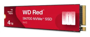 SSD diskas WESTERN DIGITAL Red SN700 4 TB, M.2, PCI Express 3.0