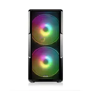 MODECOM VOLCANO AMIRANI ARGB JUODAS KOMPIUTERIO KORPUSAS