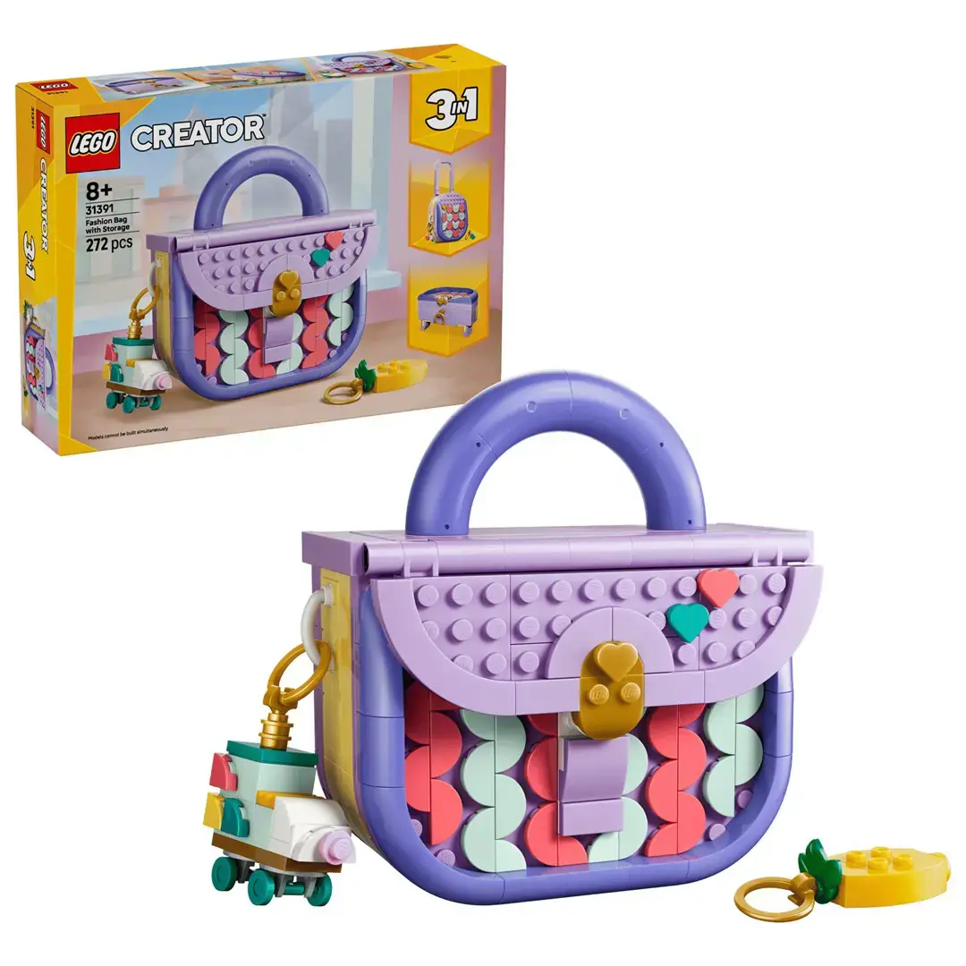 LEGO CREATOR 3 IN 1 31391 Art Fashion Bag with Storage