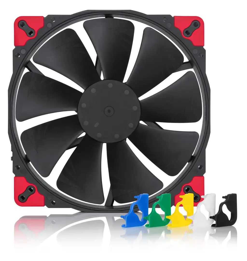 Noctua NF-A20 PWM CH.BK.S kompiuterio aušinimo sistema Kompiuterio korpuso ventiliatorius 20 cm juodas