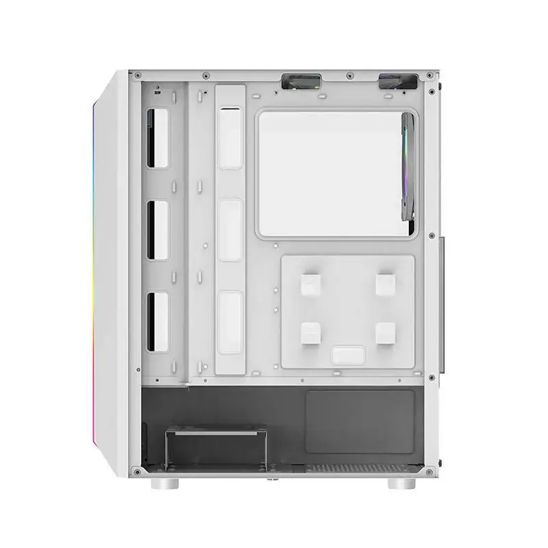 Darkflash DK151 computer case LED with 3 fans (white)