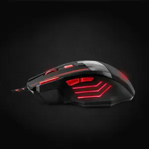 ESPERANZA EGM201R WIRED MOUSE FOR GAMERS 7D OPT. USB MX201 WOLF RED
