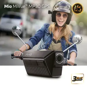 Mio | MiVue MP30 Dual 2.5K Rider Dash Cam | GPS (satellite)
