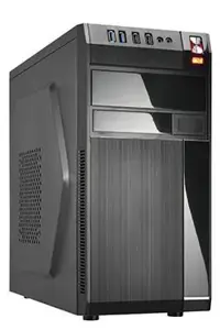 Case GOLDEN TIGER Baltimore 530 MiniTower 450 Watts MicroATX Colour Black BALTIMORE5304USB450W