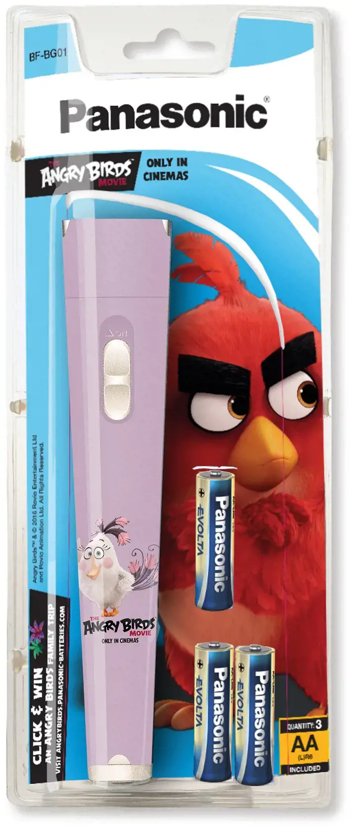 "Panasonic" žibintuvėlis BF-BG01 Angry Birds