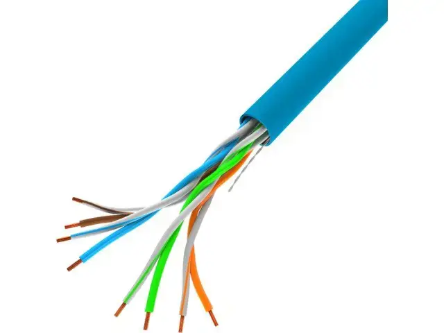 LANBERG LAN cable UTP cat.5e 305m blue solid CU fluke