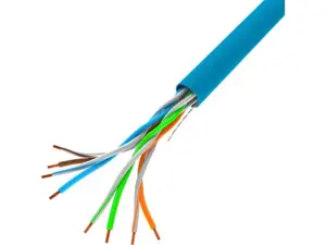 LANBERG LAN cable UTP cat.5e 305m blue solid CU fluke