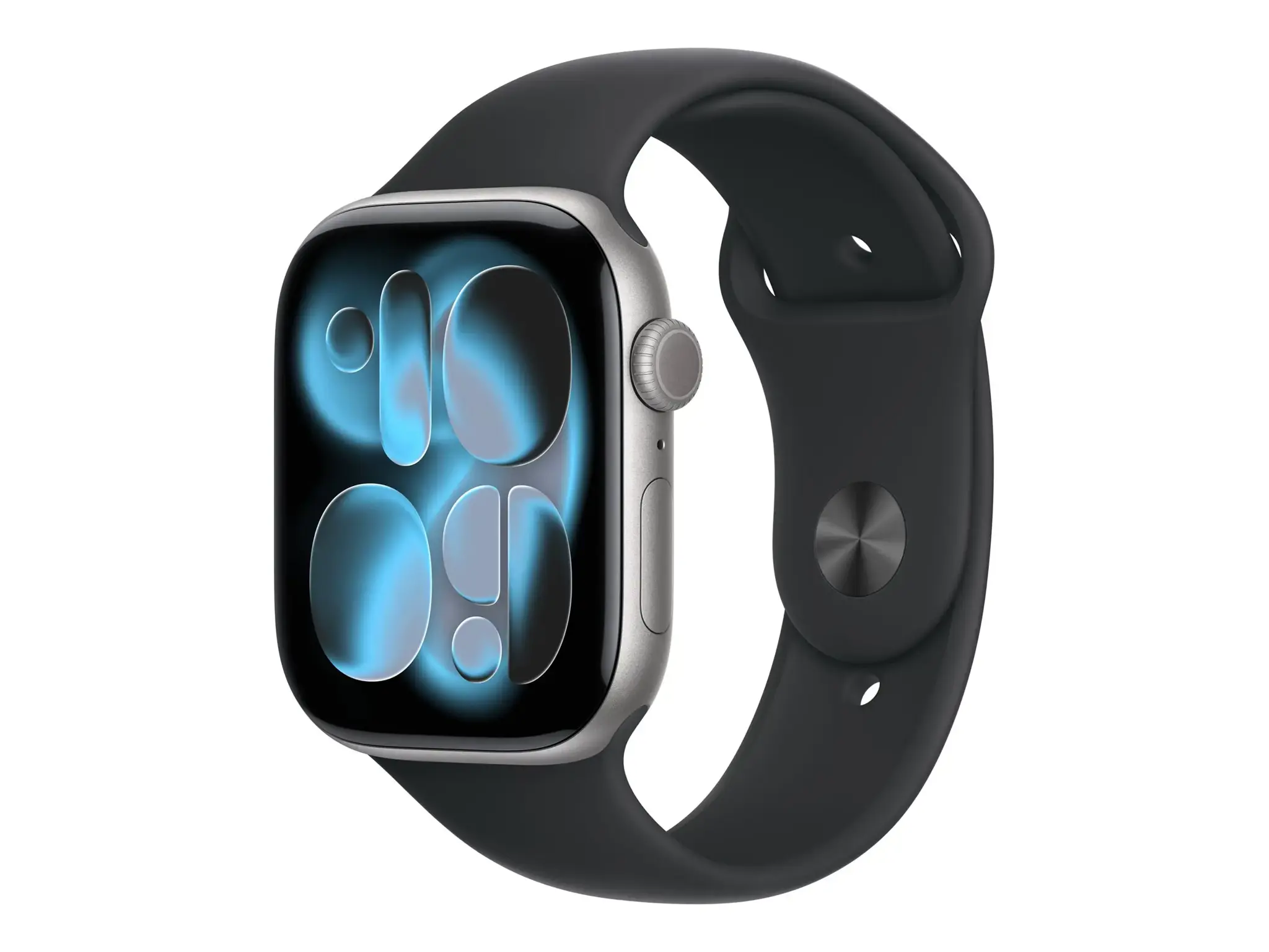 Apple Watch Series 11 GPS + Cellular 46mm Space Grey Aluminium Case with Black Sport Band - S/M | Apple