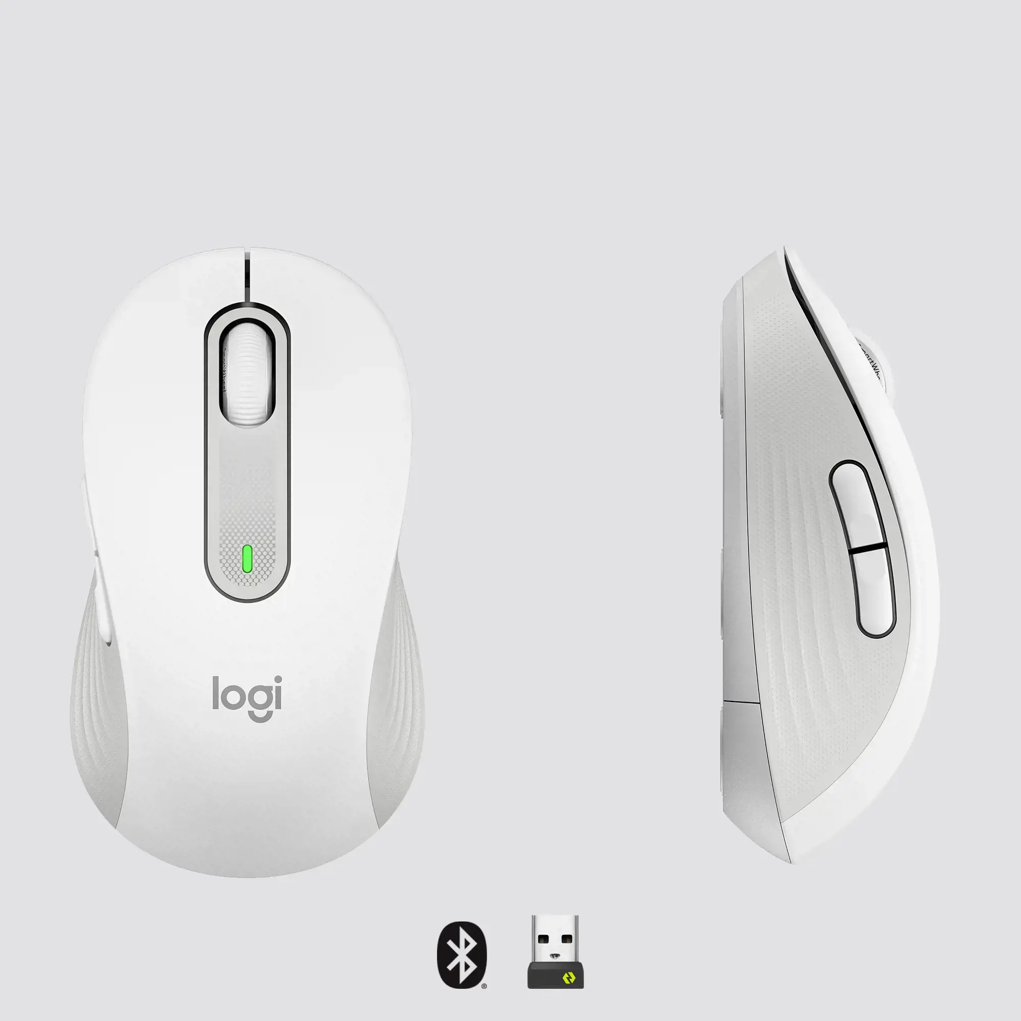 LOGITECH M650 Signature "Bluetooth" pelė - nebaltos spalvos