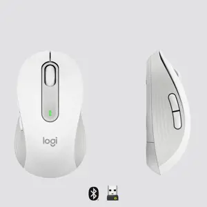 LOGITECH M650 Signature "Bluetooth" pelė - nebaltos spalvos