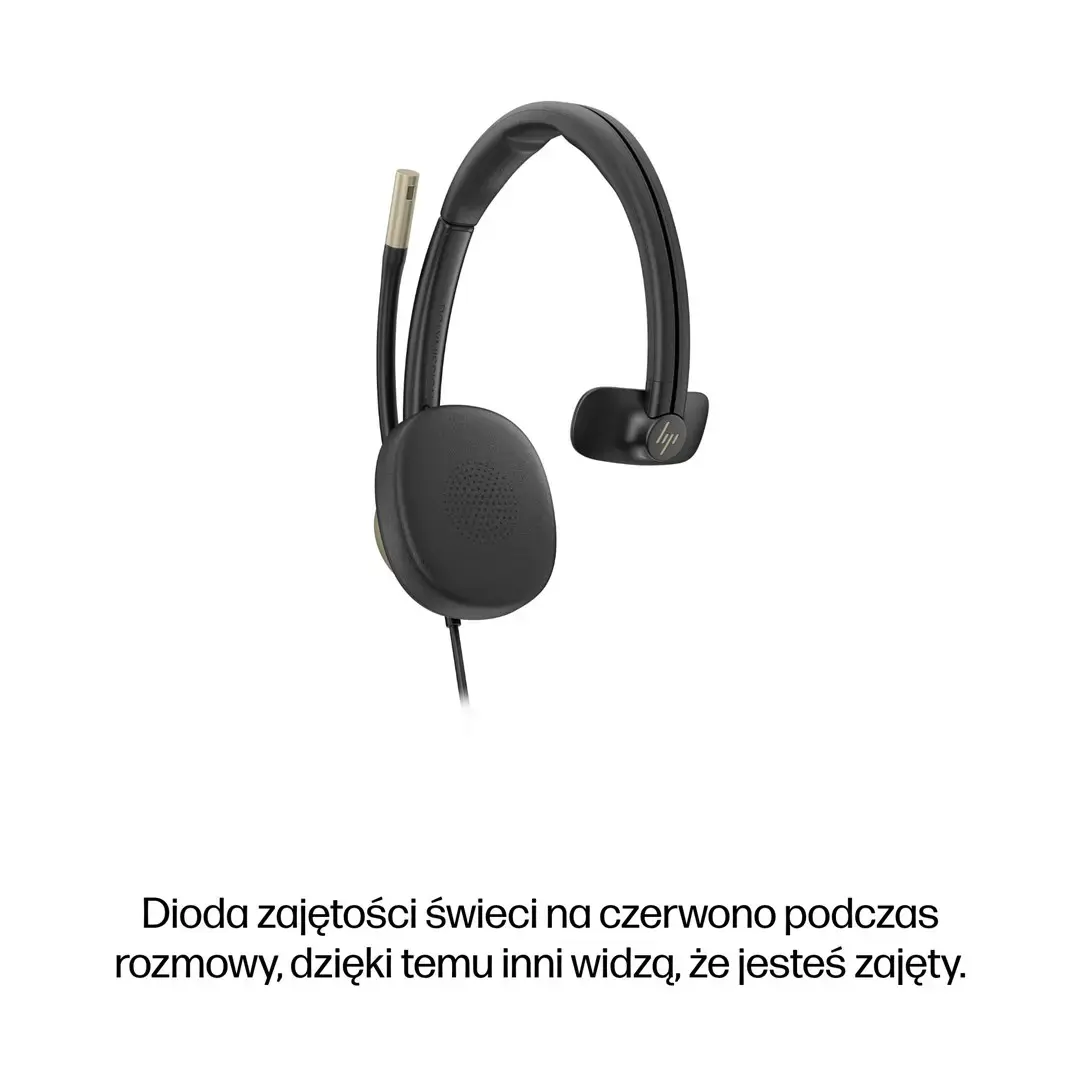 HP Poly Mission 815 Monaural USB Wired Headset