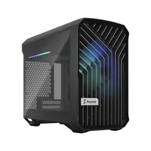 "Fractal Design Torrent Nano RGB TG Light Tint" šoninis langas, juodas
