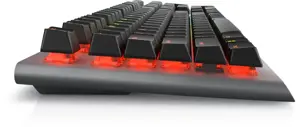 "Alienware AW920K", pilno dydžio (100%), RF belaidis, mechaninis, RGB LED, pilkas