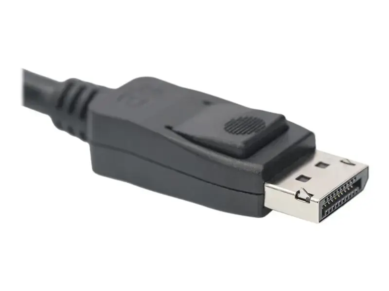 ASSMANN DisplayPort jungiamasis kabelis DP M/M 3 m su užraktu UHD 8K Vers. 1.3/1.4 bl