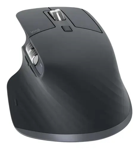 Logitech MX Master 3S Belaidė pelė RF Wireless + Bluetooth, 8000 DPI, Graphite