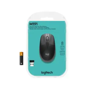 LOGITECH M190 Viso dydžio belaidė pelė - MID GREY - EMEA