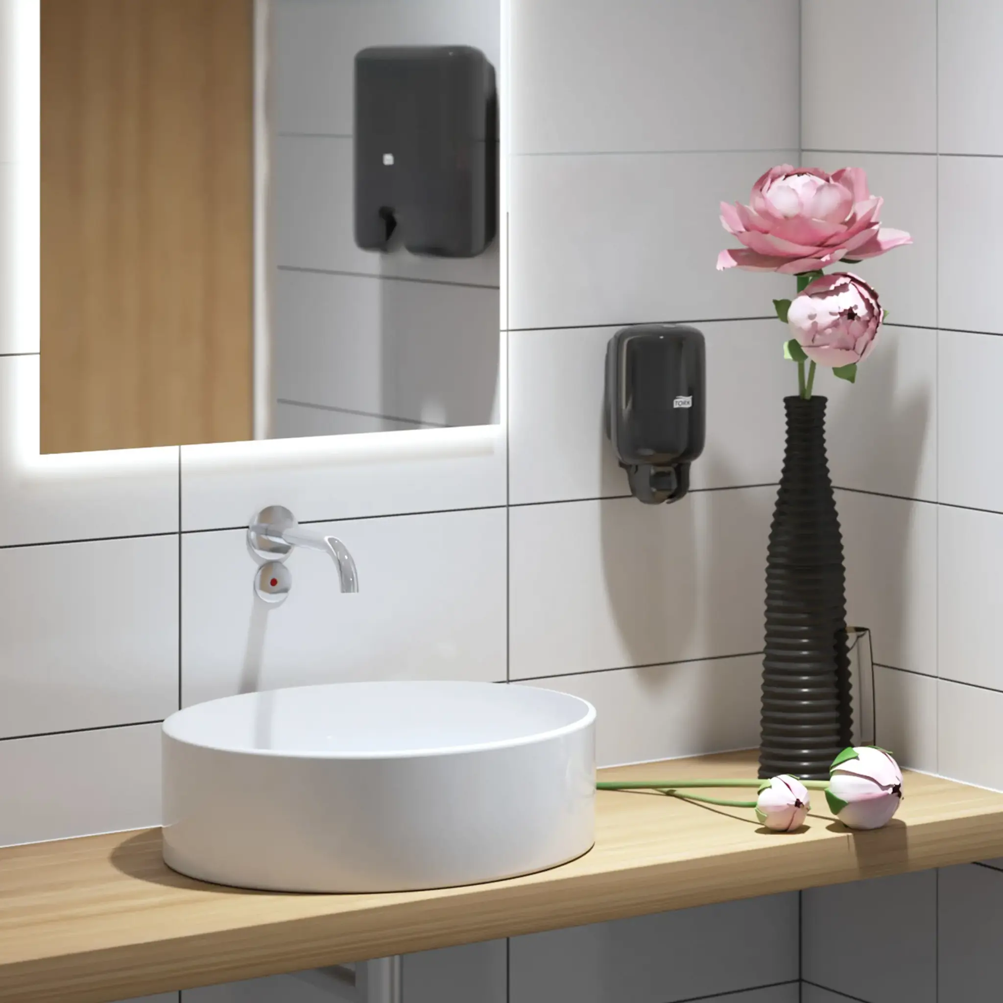 Skysto muilo laikiklis TORK S2, 561008, juoda