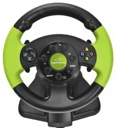 "Esperanza EG104" vairas (PC, "Xbox 360"; juoda-žalia spalva)