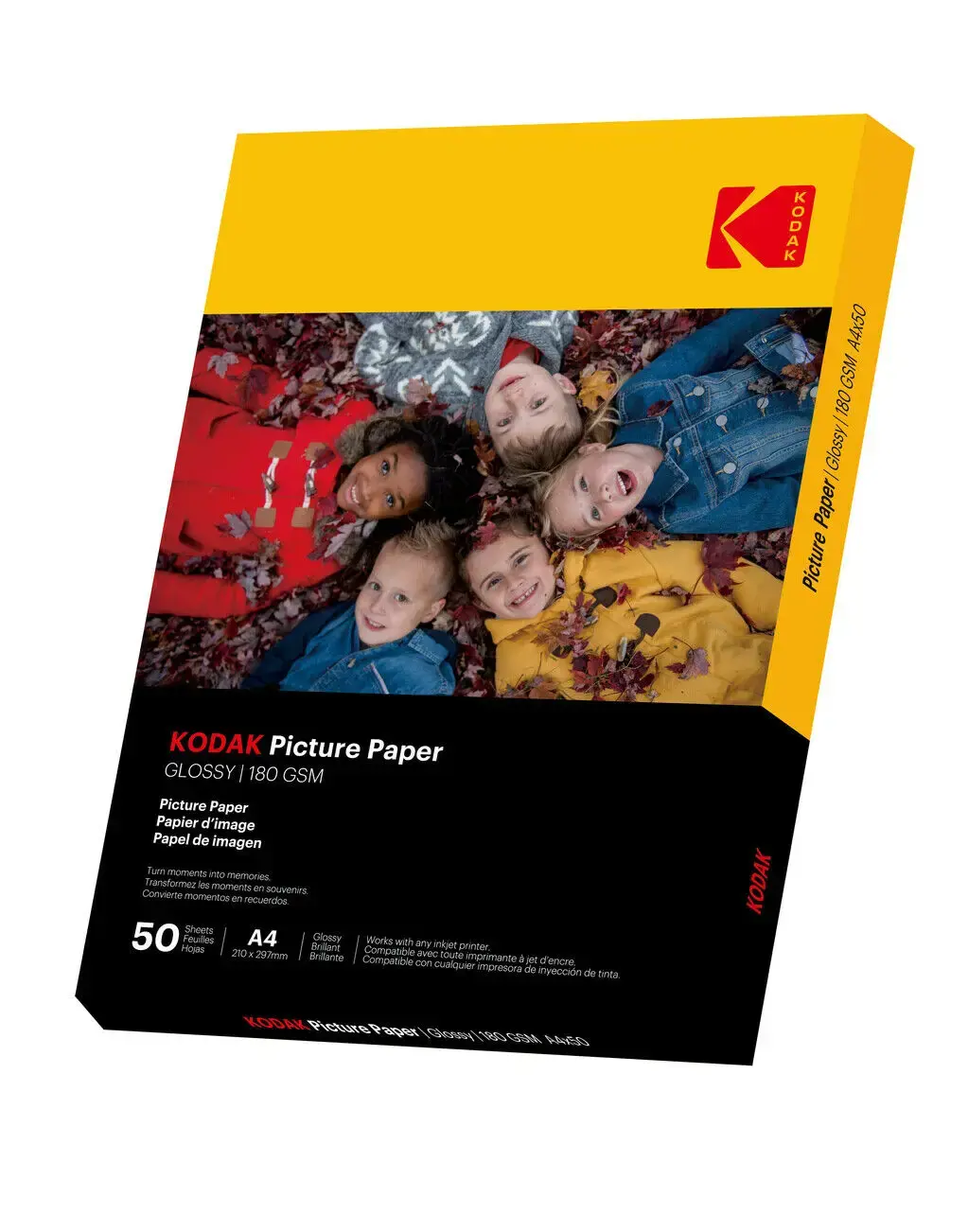 Kodak 180 gsm 9,1 mil. blizgus A4x50