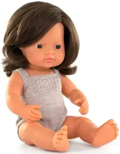 Miniland lėlė mergaitė (šatenė, 38 cm.)