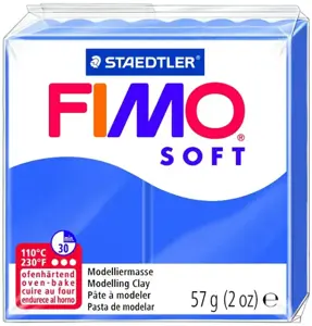 Modelinas FIMO SOFT, 57 g, sodri mėlyna sp.