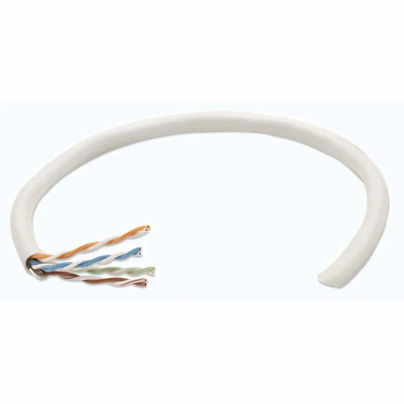 INTELLINET Cat5e UTP didmeninis kabelis 305 m dėžutė pilka 24 AWG kieta