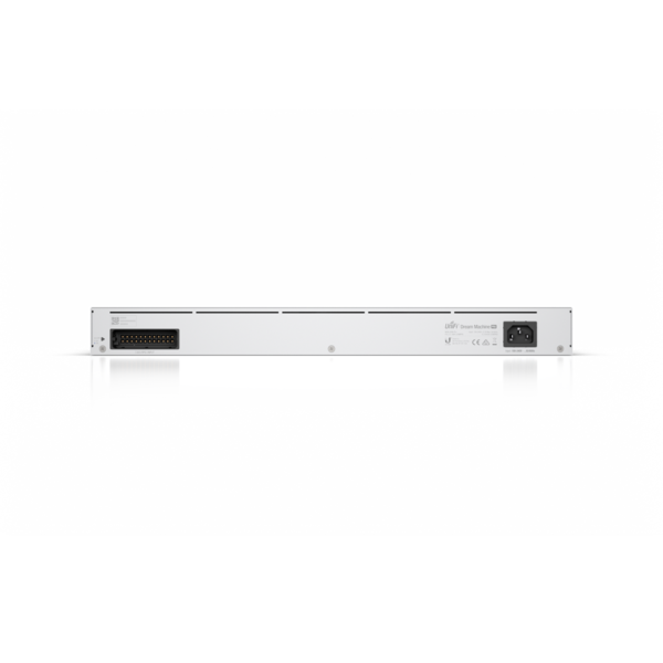 1U stovo tipo 10 Gb/s "UniFi" daugiafunkcinė sistema su 3,5" HDD išplėtimo funkcija ir 8 prievadų jungikliu