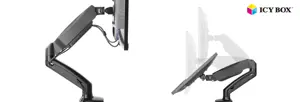 ICYBOX IB-MS303-T "IcyBox" monitoriaus stovas su stalo atrama vienam monitoriui iki 27 (68 cm)