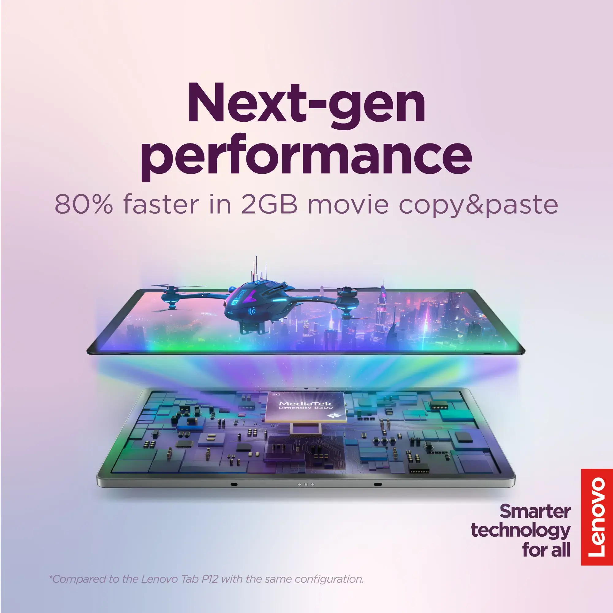 Lenovo Idea Tab Pro Wi-Fi (w/o power adapter) | ZAE40020SE | 12.7 " | Luna Grey | LTPS | 2944 x 1840 pixels | MediaTek | Dimensity 8300 | 8 GB | Soldered LPDDR5x | 256 GB | Wi-Fi | Front camera | 8 MP | Rear camera | 13 MP | Bluetooth | 5.3 | Android | 14 (OS upgrades until Android 16 and 4 years security patches) | Warranty 24 month(s) | Lenovo Tab Pen Plus, USB-A to USB-C cable, Manual