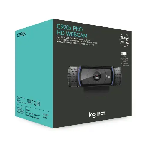 "LOGITECH C920S Pro HD Webcam" - EMEA