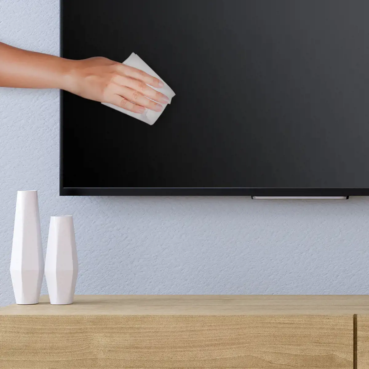 Platinet PFS5875, Įrangos valymo servetėlės, LCD/TFT/Plazma, Ekranai/Plastmasė, baltos, 200 x 130 mm, 100 vnt.