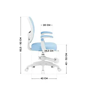 Junior 3.1 Blue swivel chair