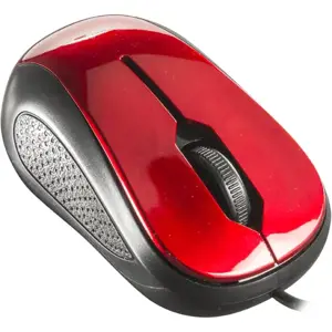 Pelė DELTACO, laidinė, raudona-pilka / MS-455