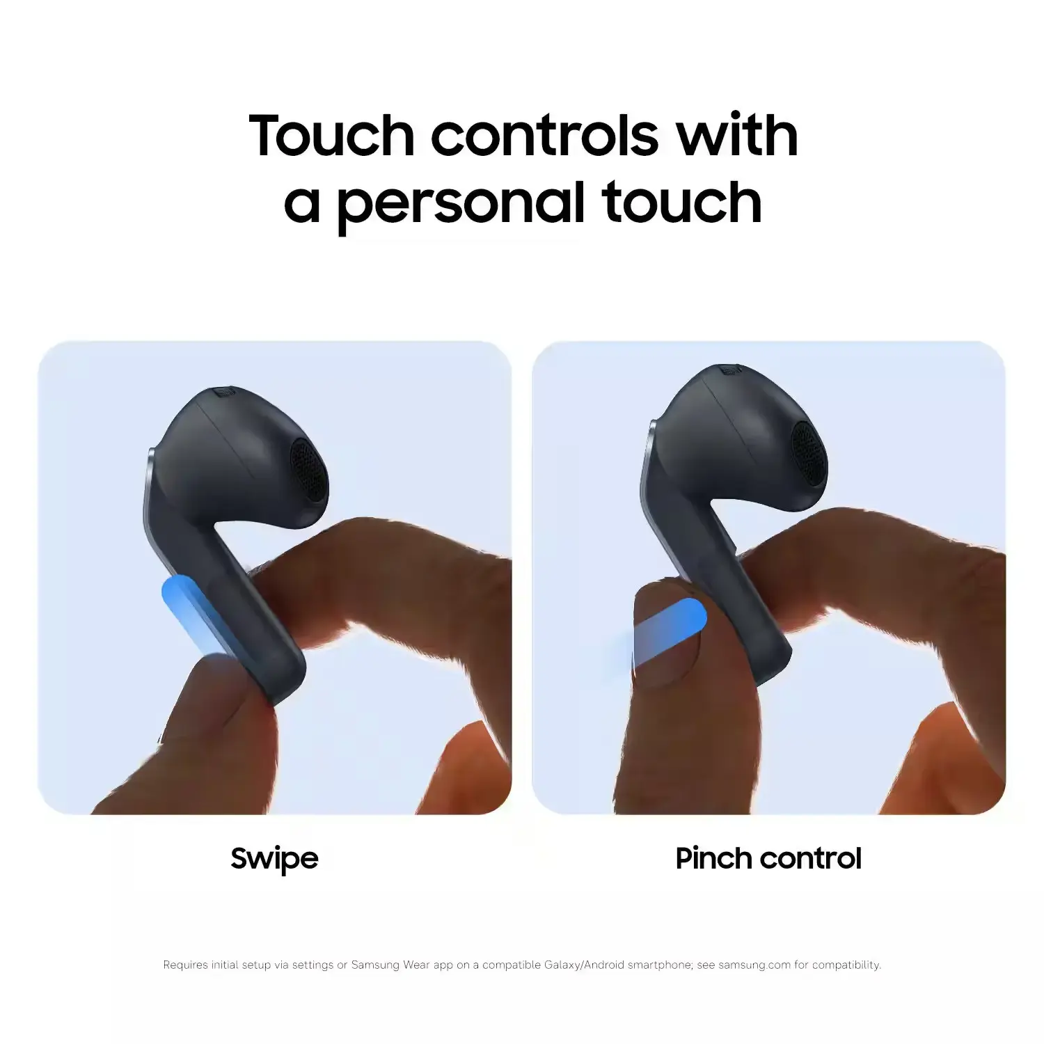 Samsung Galaxy Buds4 Belaidės ausinės Earbuds, Bluetooth, Juoda