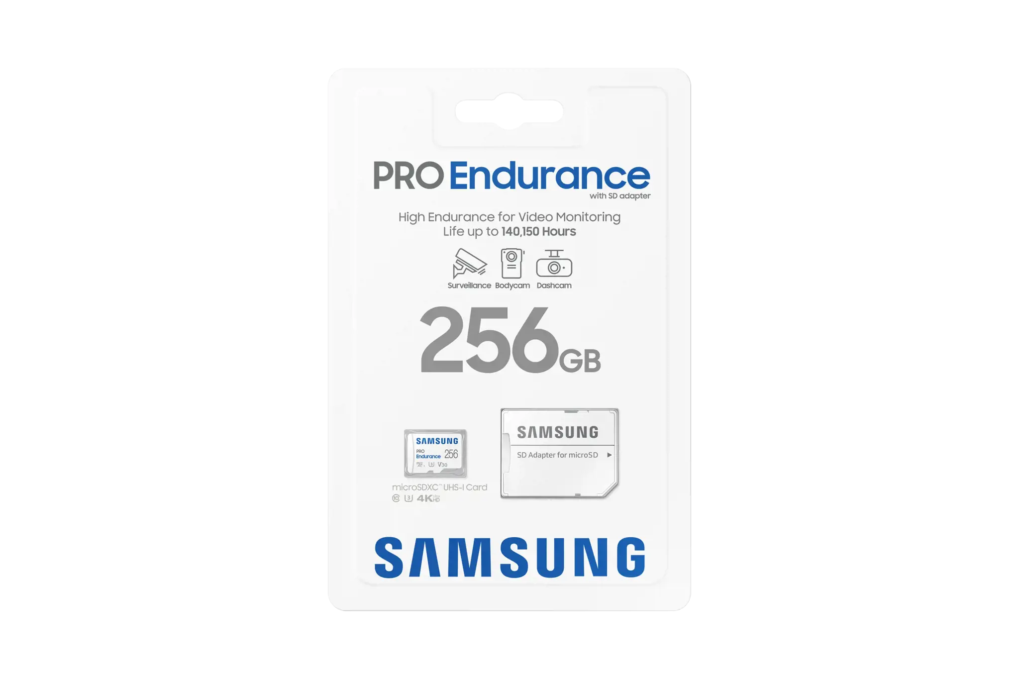 "Samsung" MB-MJ256K, 256 GB, "MicroSDXC", 10 klasė, UHS-I, 100 MB/s, 40 MB/s