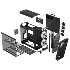 FRACTAL DESIGN Torrent Black RGB TG šviesos atspalvis