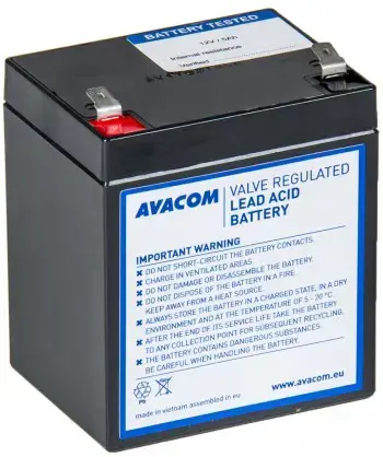AVACOM AVA-RBP01-12050-KIT - BATTERY FOR UPS BELKIN, CYBERPOWER, EATON, EFFEKTA, FSP FORTRON