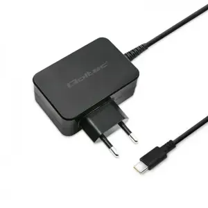 QOLTEC 51024 Įkroviklis 65W / 5-20V / 3-3,25A / C tipo USB / PD / juodas