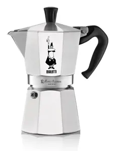 "Bialetti Moka Express" 0,3 l puodas Moka, aliuminis, juodas